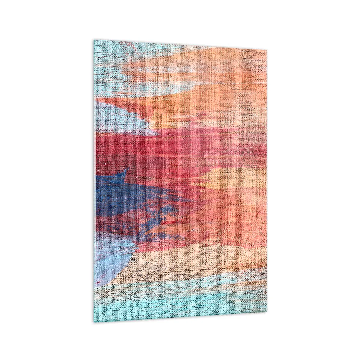 Obraz na skle - Stekať dúhou - 70x100 cm