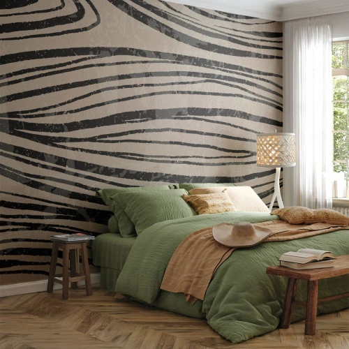 Fototapeta Premium Canvas - Močiar s líniami - Abstrakcia, Čiary, Moderné - 250x175 cm