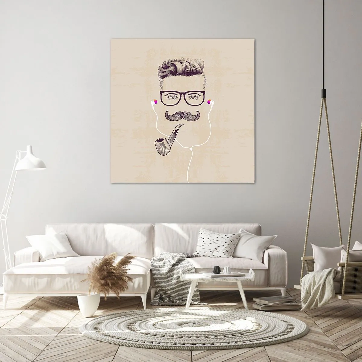 Obraz na plátne - Skutočný muž? - 30x30 cm