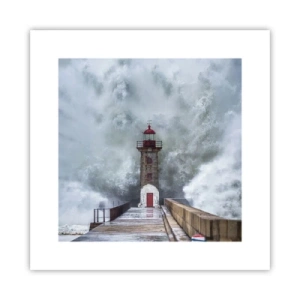 Plagát - Hukot vody, šum vetra - 30x30 cm