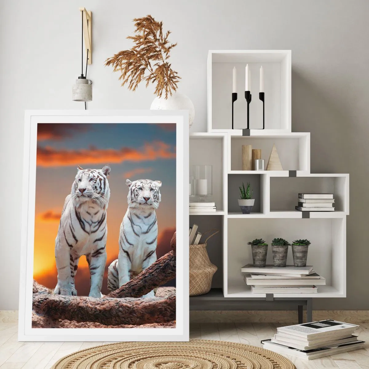 Plagát v bielom ráme - Úplne ako v Narnii - 70x100 cm