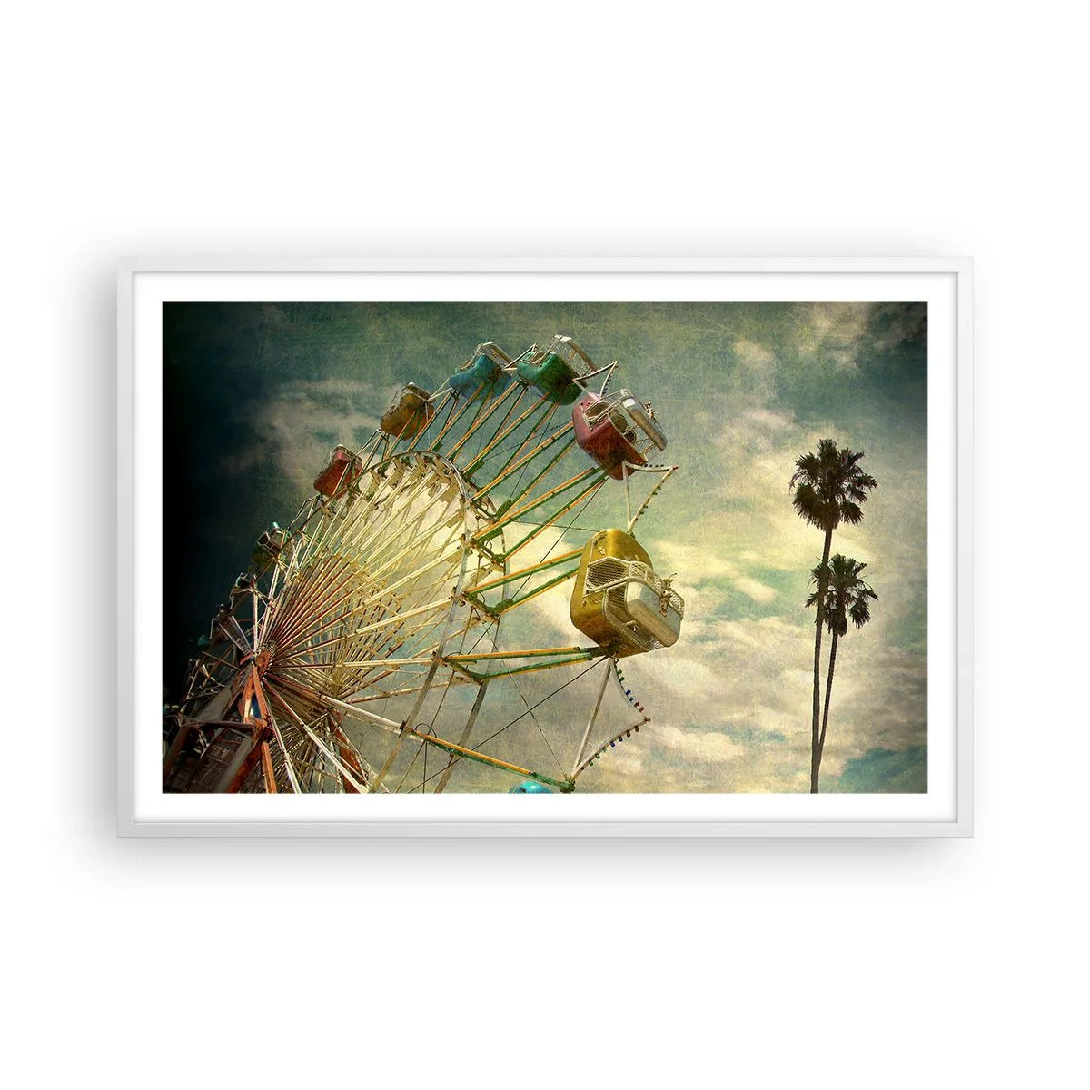 Plagát v bielom ráme - Bude, bude zábava… - 91x61 cm