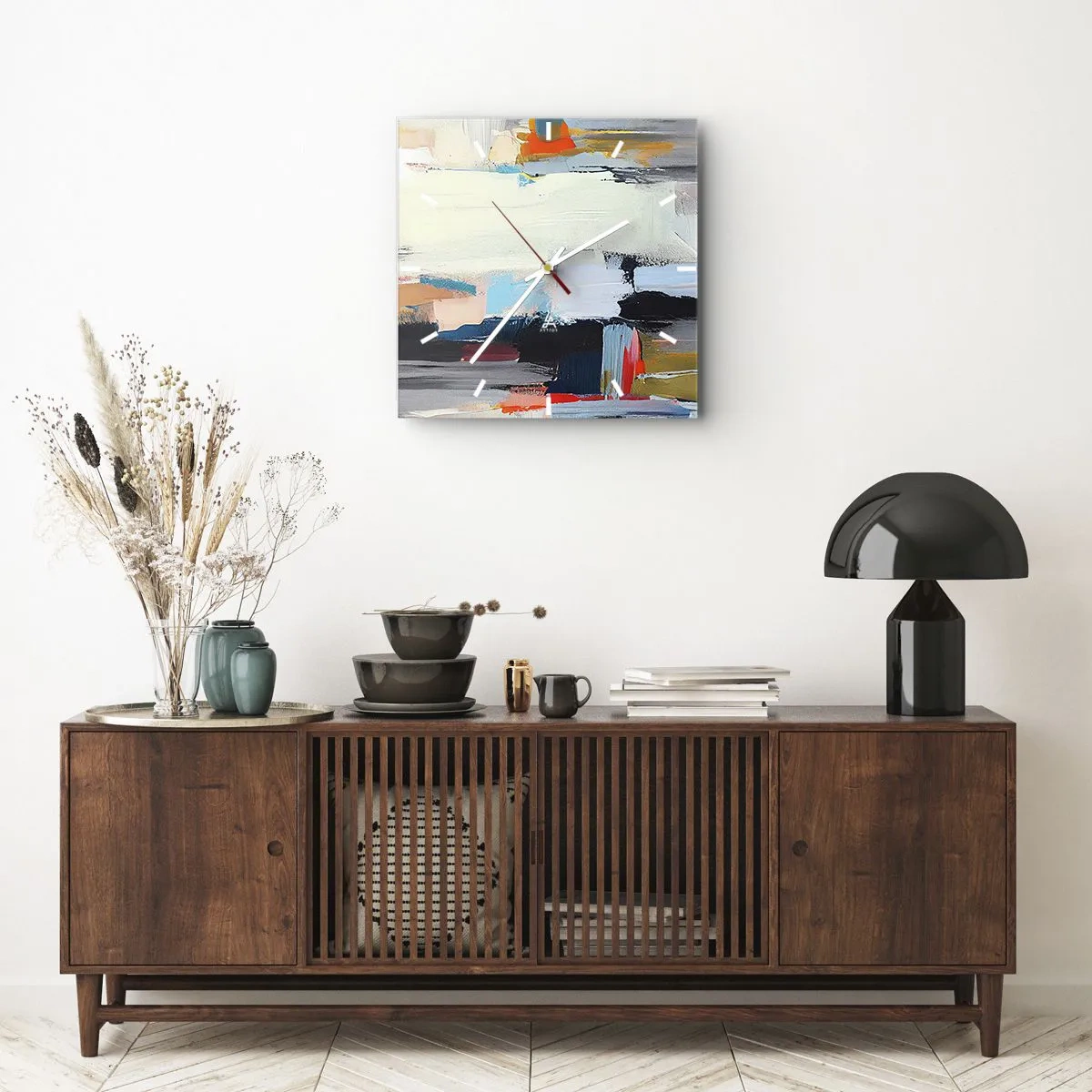 Nástenné hodiny - Nejaký spôsob? - 30x30 cm