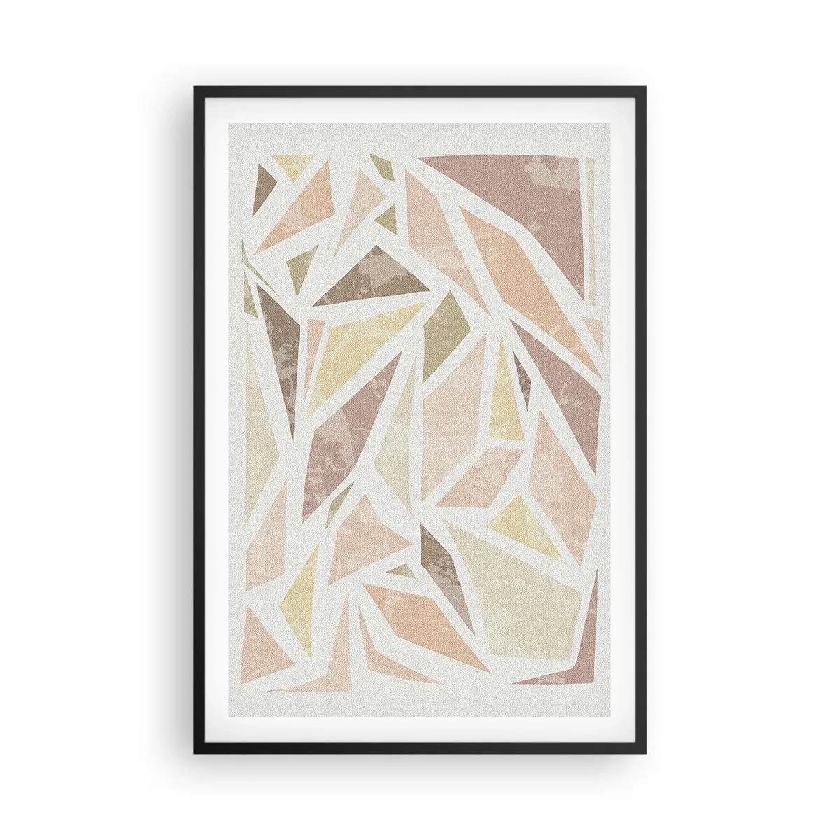 Plagát v čiernom ráme - Kompozícia: vitráž - 61x91 cm