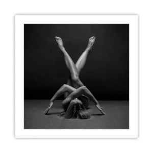 Plagát - Geometria nahoty - 50x50 cm