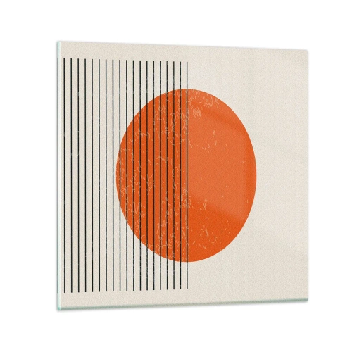 Obraz na skle - Vždy slnko - 70x70 cm