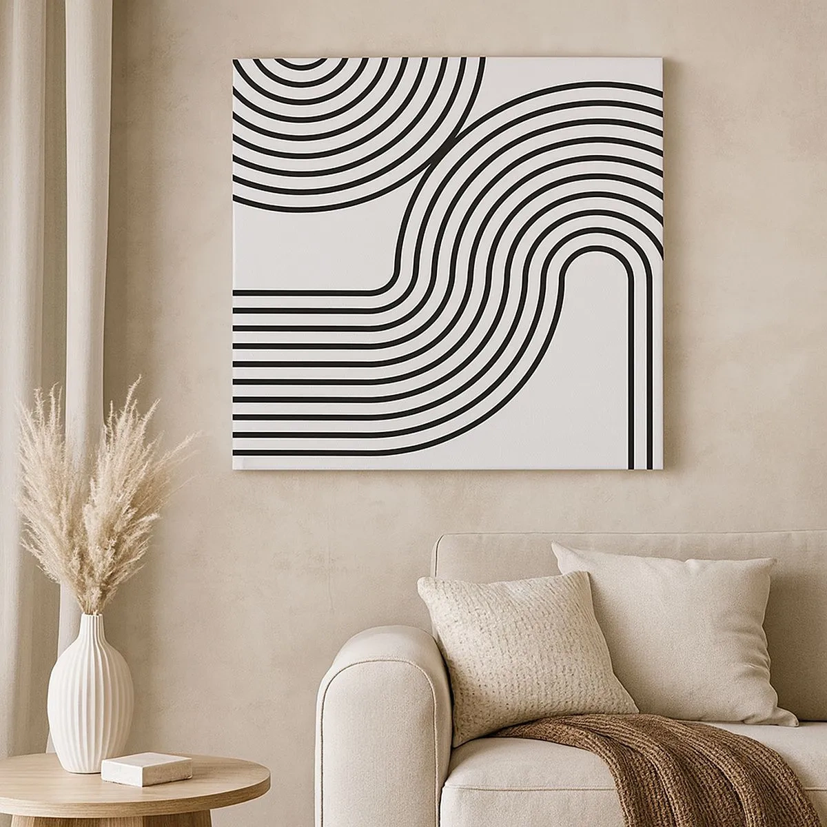 Obraz na plátne - V zákrute - 30x30 cm