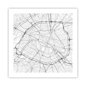 Plagát - Kvet Paríža - 50x50 cm