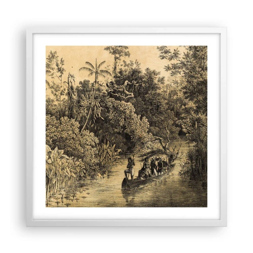 Plagát v bielom ráme - Výlet k zdroju - 50x50 cm