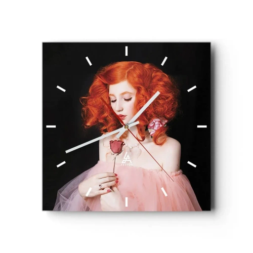 Nástenné hodiny - V barokovom štýle - 40x40 cm