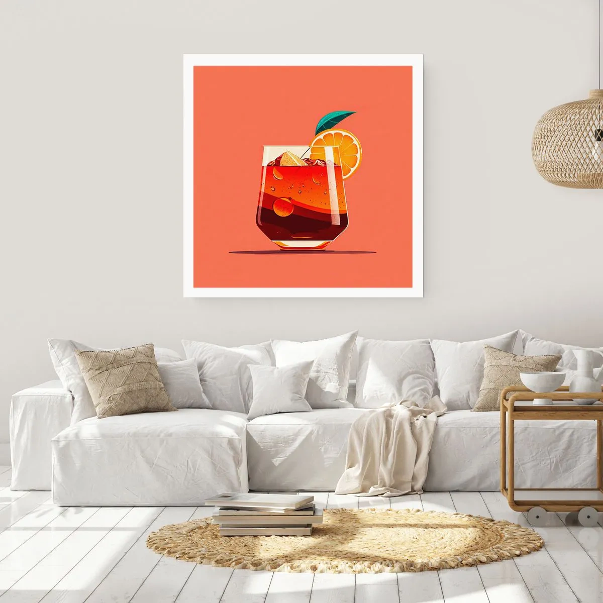 Plagát - Letné osvieženie - 50x50 cm