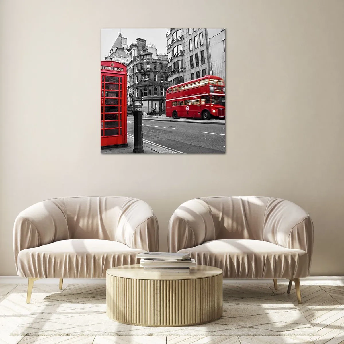 Obraz na skle - Najčervenšie v Európe - 70x70 cm