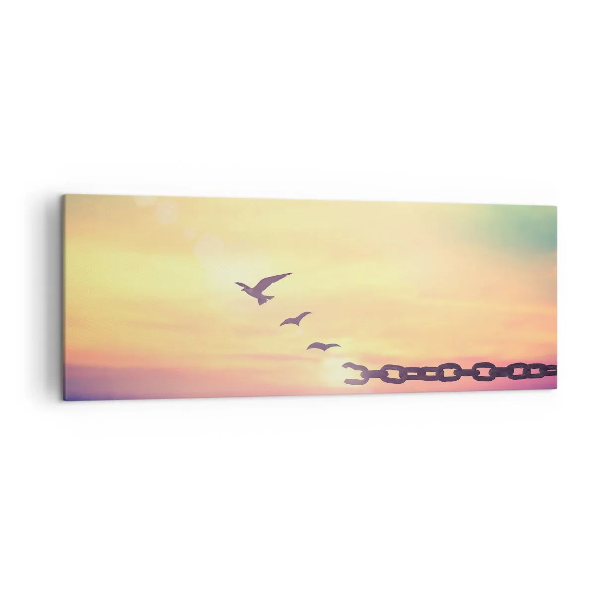 Obraz na plátne - Víťazstvo slobody - 140x50 cm