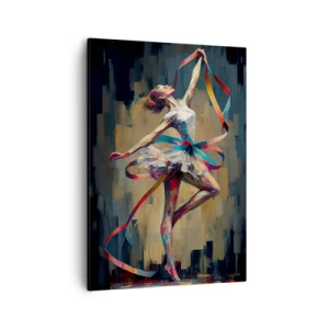 Obraz na plátne - Tanec so stuhou - 50x70 cm