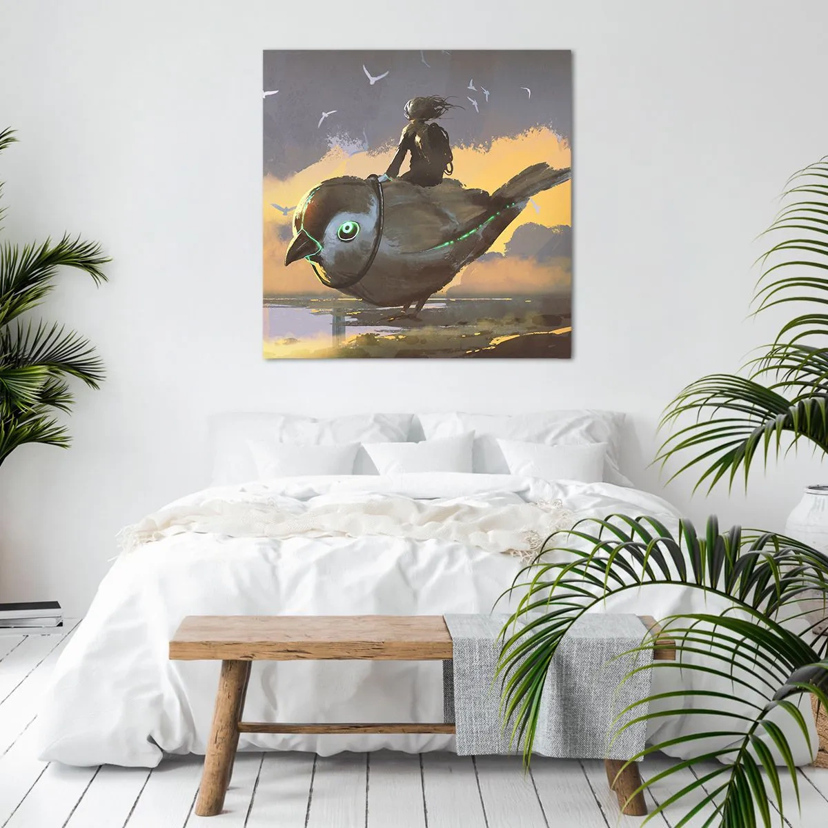 Obraz na plátne - Zastávka na fantastickej ceste - 40x40 cm