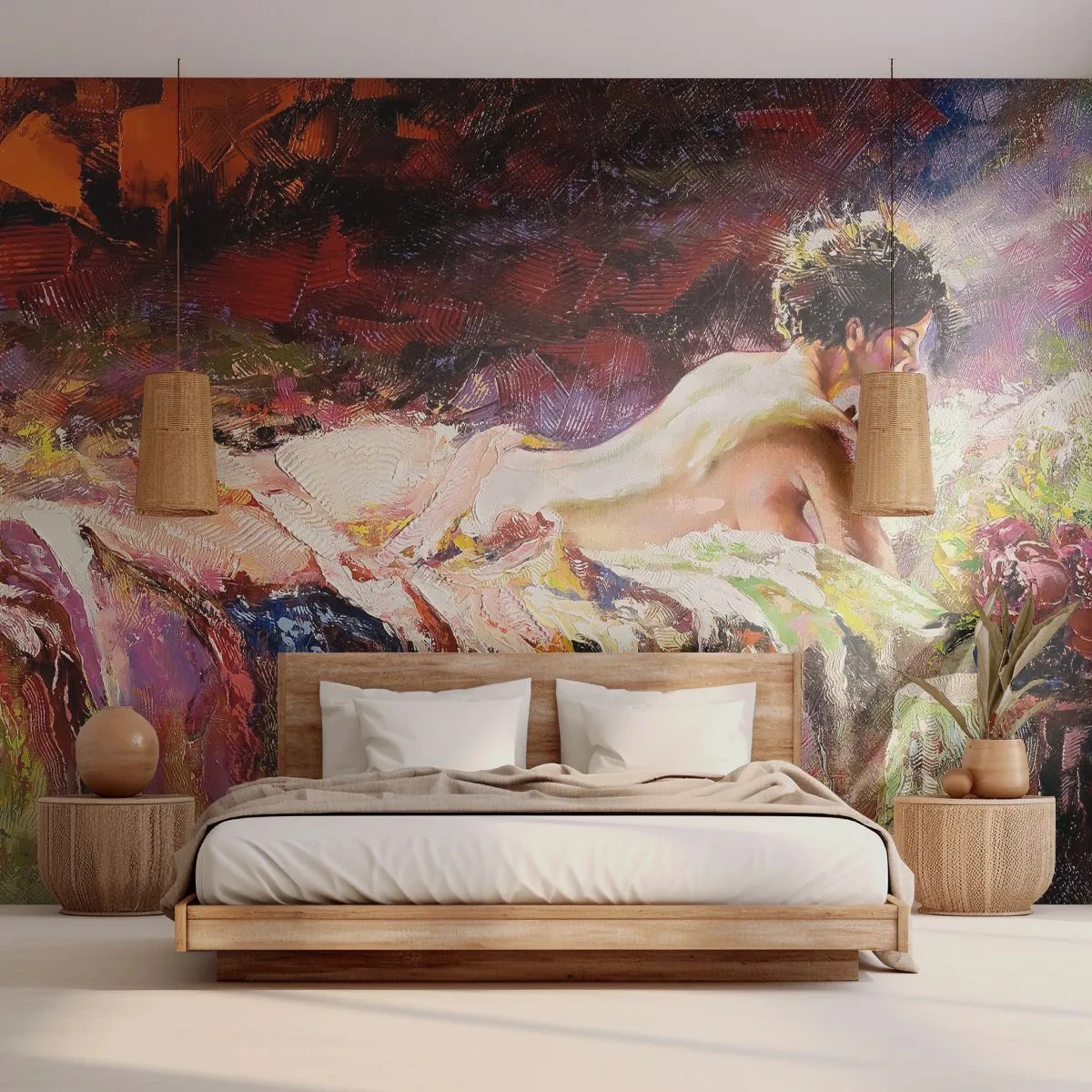 Fototapeta Premium Sand - Zamyslená Venuša - Žena, Telo, Kus - 250x175 cm