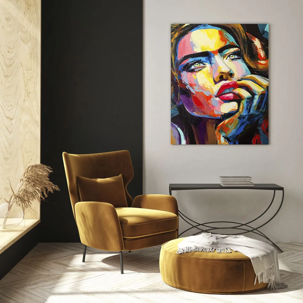 Obraz na skle - Sny, ako vtáky letia oblohou - 80x120 cm