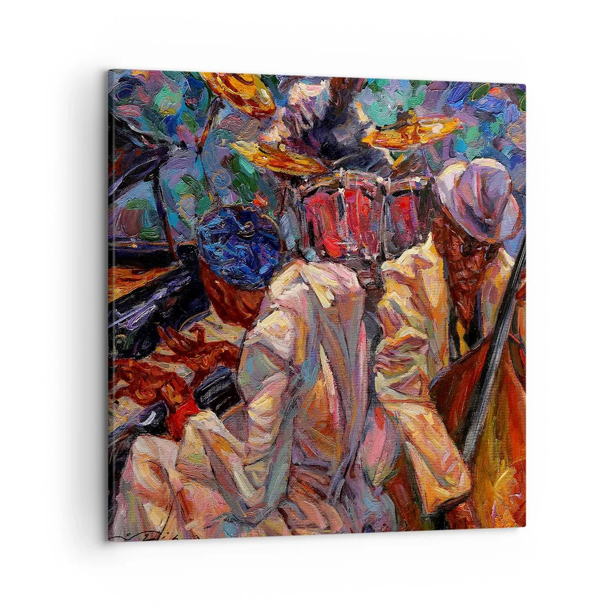 Obraz na plátne - V jednom rytme - 50x50 cm