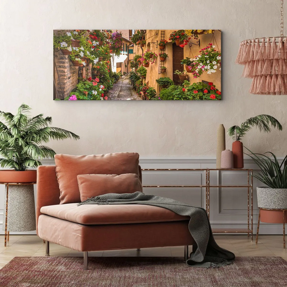 Obraz na plátne - Talianske zákutie - 100x40 cm