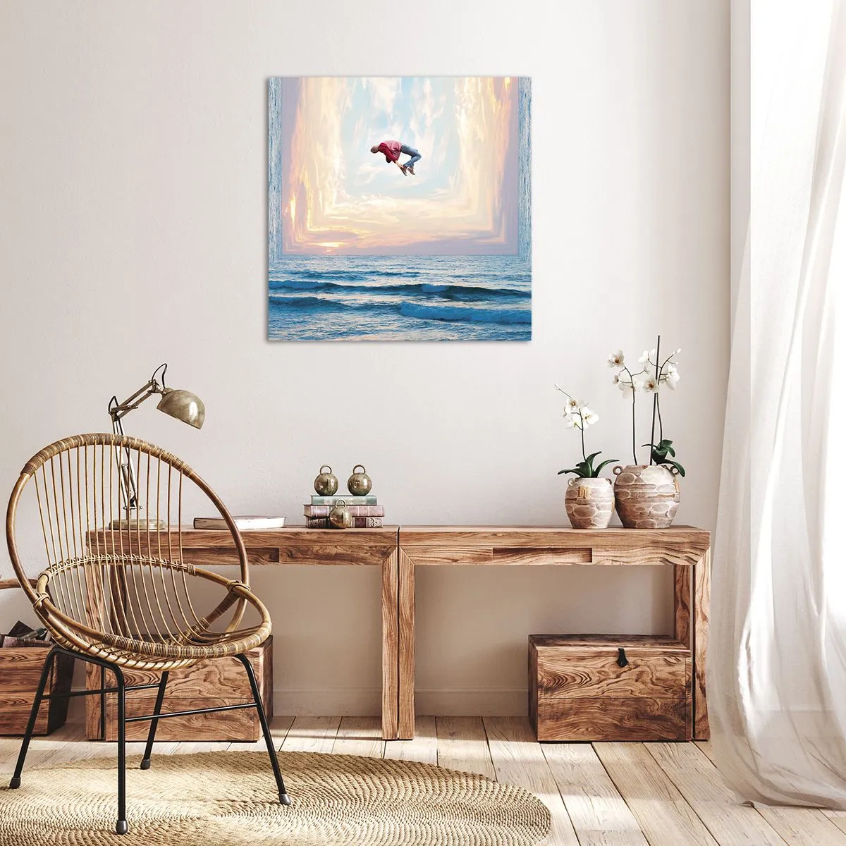 Obraz na plátne - Do inej dimenzie - 70x70 cm