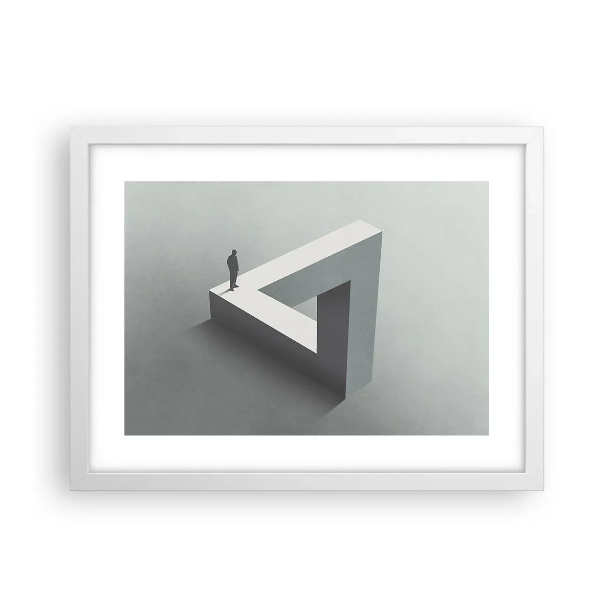 Plagát v bielom ráme - A predsa je to možné - 40x30 cm