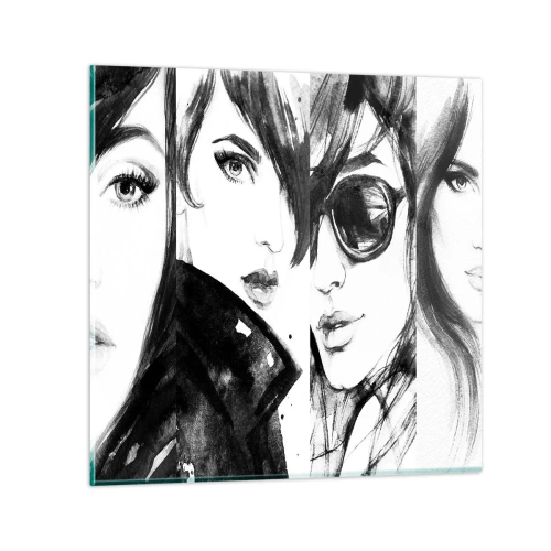 Obraz na skle - Znásobená krása - 40x40 cm