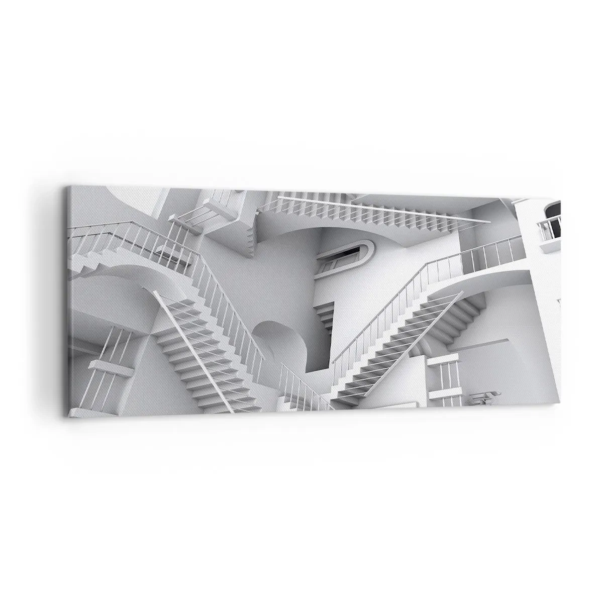 Obraz na plátne - Paradoxy prostoru - 120x50 cm