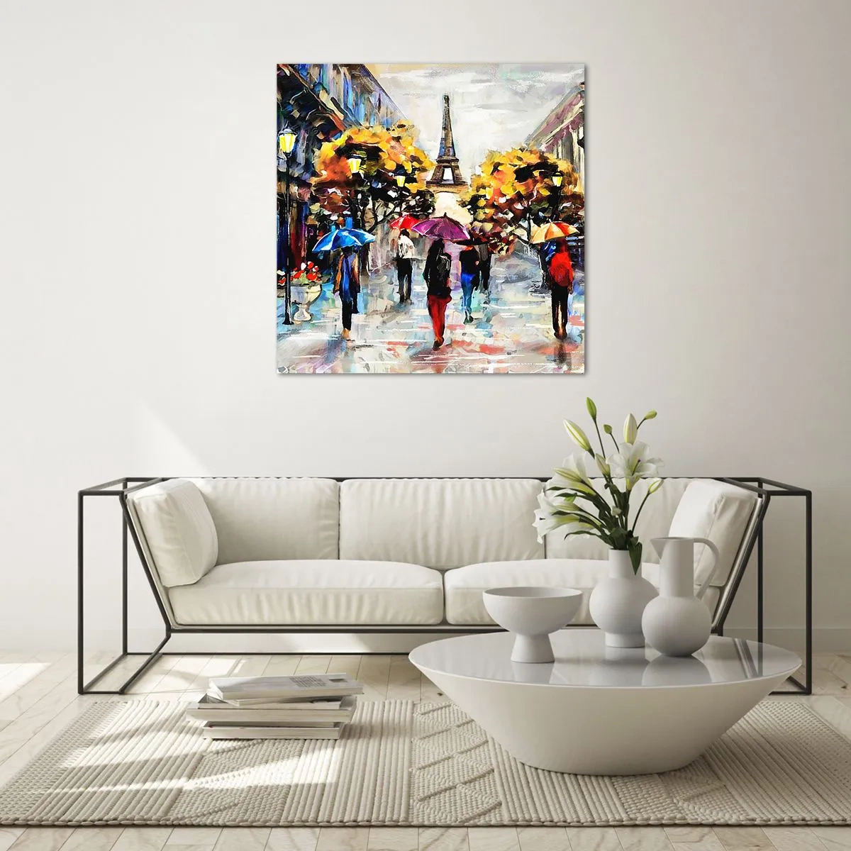 Obraz na skle - Na jeseň obzvlášť krásny - 40x40 cm