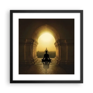 Plagát v čiernom ráme - Plná harmónia - 40x40 cm