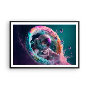 Plagát v čiernom ráme - Hviezdna brána - 91x61 cm