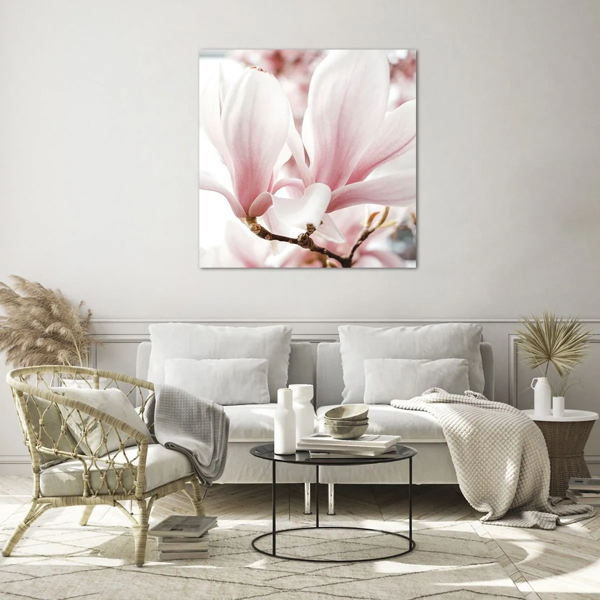 Obraz na skle - Nesmiernosť nežnosti - 30x30 cm