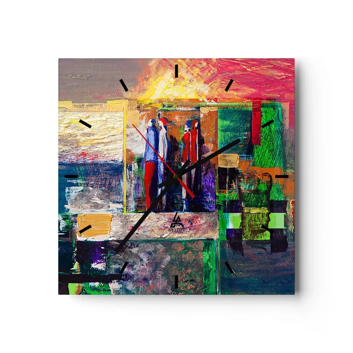 Nástenné hodiny - Vzťahy a emócie - 30x30 cm