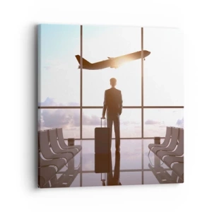 Obraz na plátne - Máš čas, spomaľ - 40x40 cm