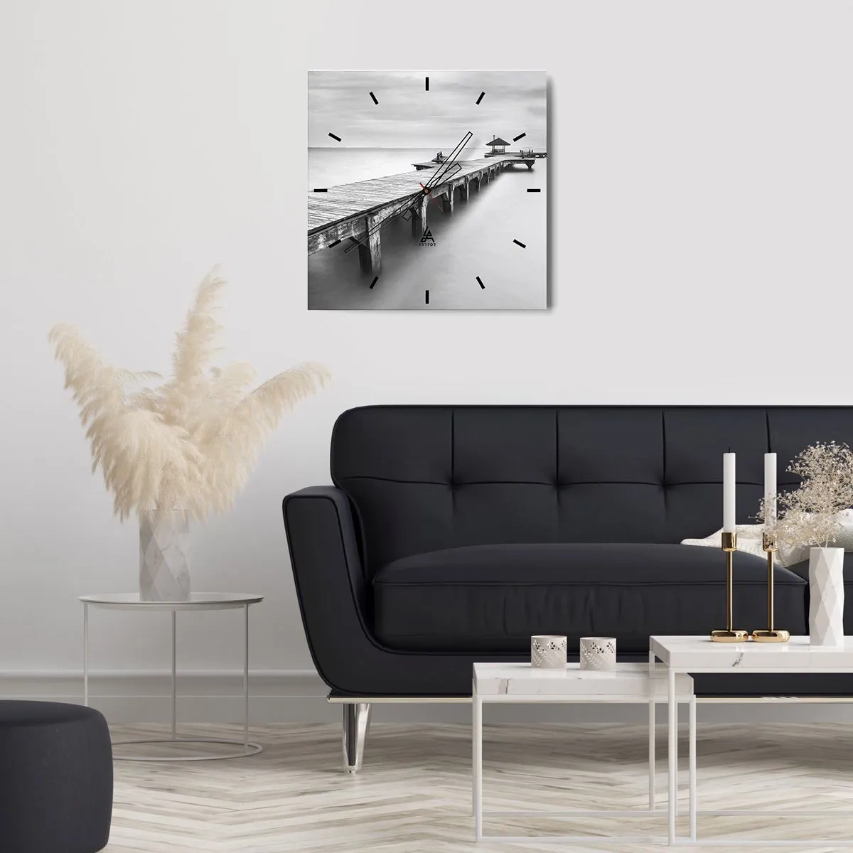 Nástenné hodiny - Ďaleko od nás - 40x40 cm