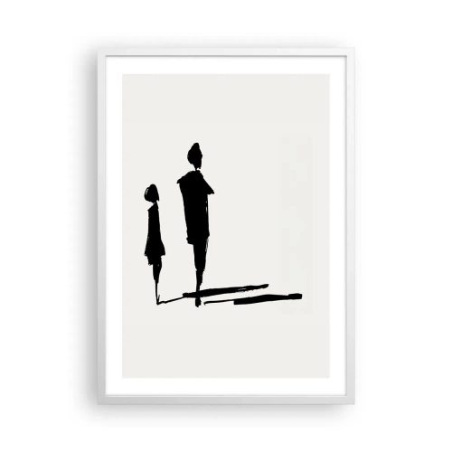 Plagát v bielom ráme - Určite spolu? - 50x70 cm