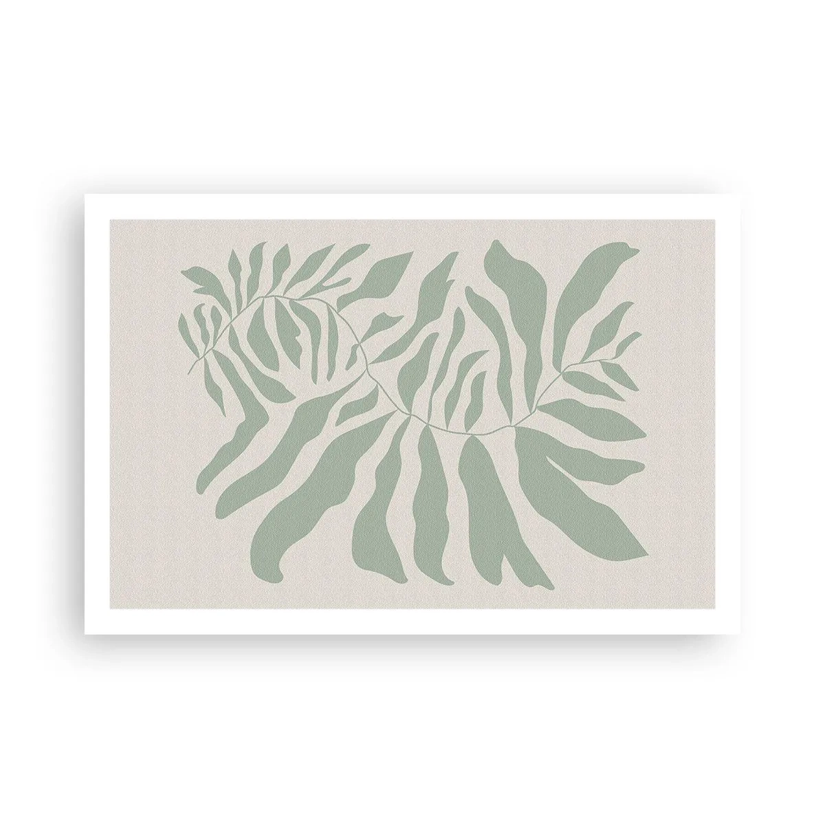 Plagát - Smaragdová vetva - 91x61 cm