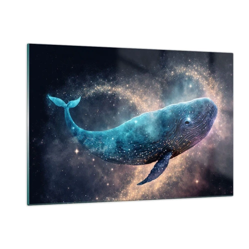 Obraz na skle - Existuje taký svet… - 120x80 cm