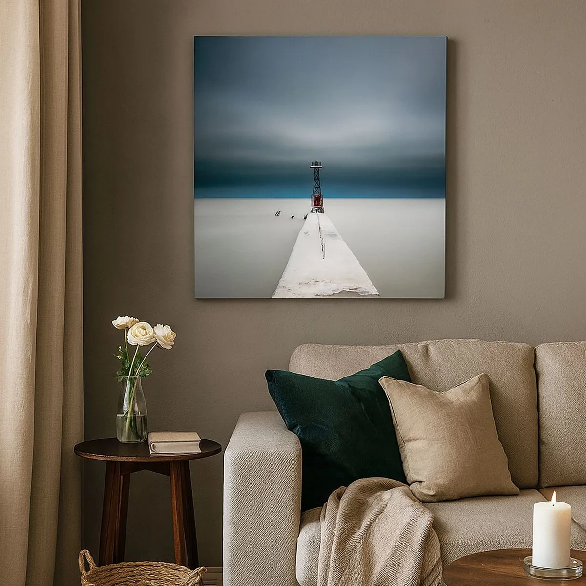 Obraz na plátne - Stretnúť sa s nekonečnom - 30x30 cm