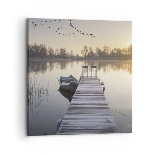 Obraz na plátne - Časom sa vrátim - 70x70 cm