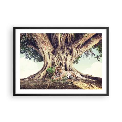 Plagát v čiernom ráme - Pohľad z knihy Mojžišovej - 70x50 cm