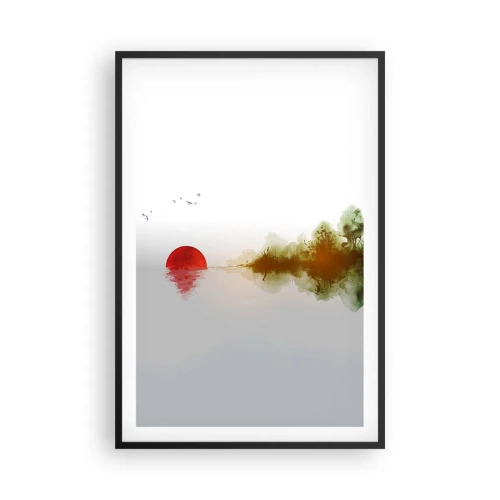 Plagát v čiernom ráme - Prísľub pokoja - 61x91 cm