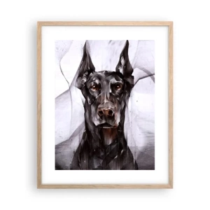 Plagát v ráme zo svetlého duba - Z urodzeného rodu - 40x50 cm
