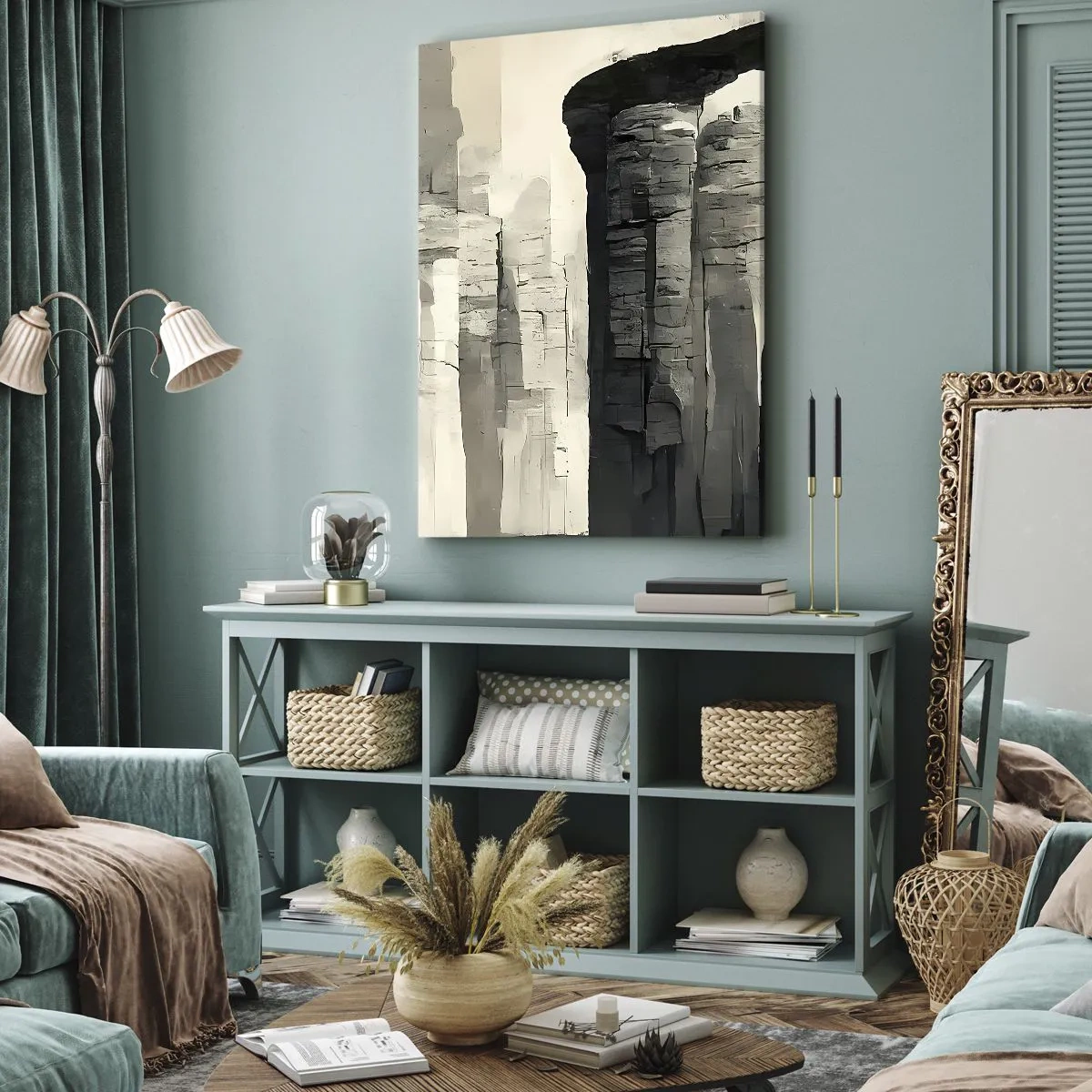 Obraz na plátne - Majestátnosť starožitnosti - 50x70 cm