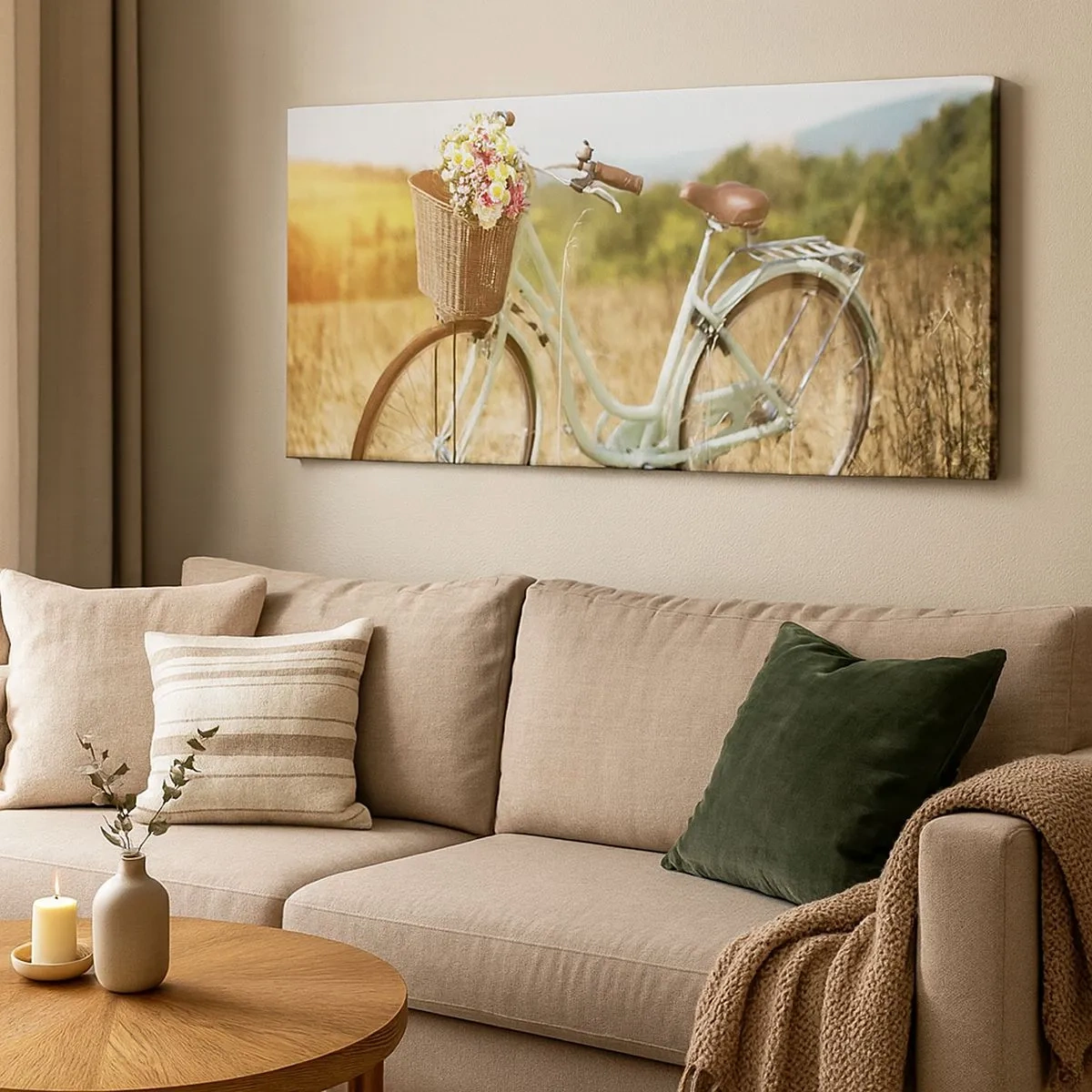 Obraz na plátne - Chvíľu tu zostanem - 100x40 cm