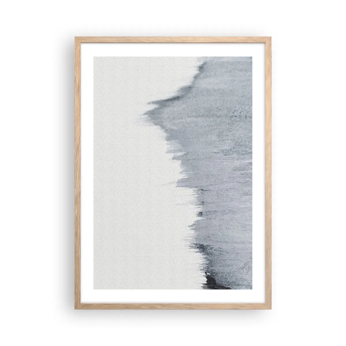 Plagát v ráme zo svetlého duba - Tajomný záznam - 50x70 cm