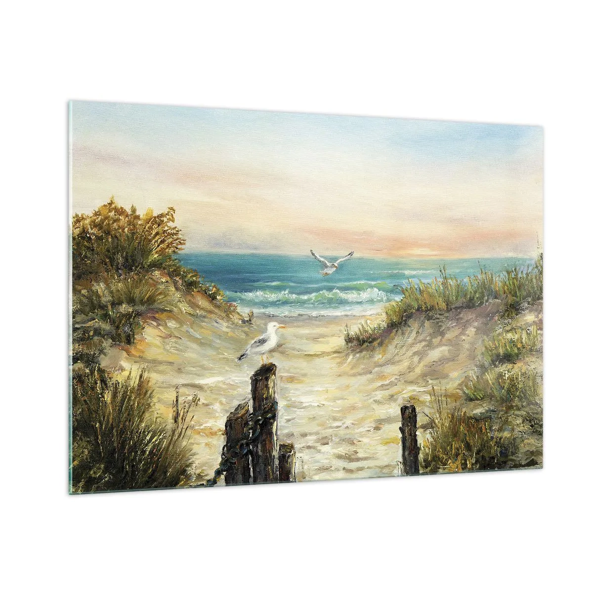 Obraz na skle - Bezvetrie a samota - 100x70 cm