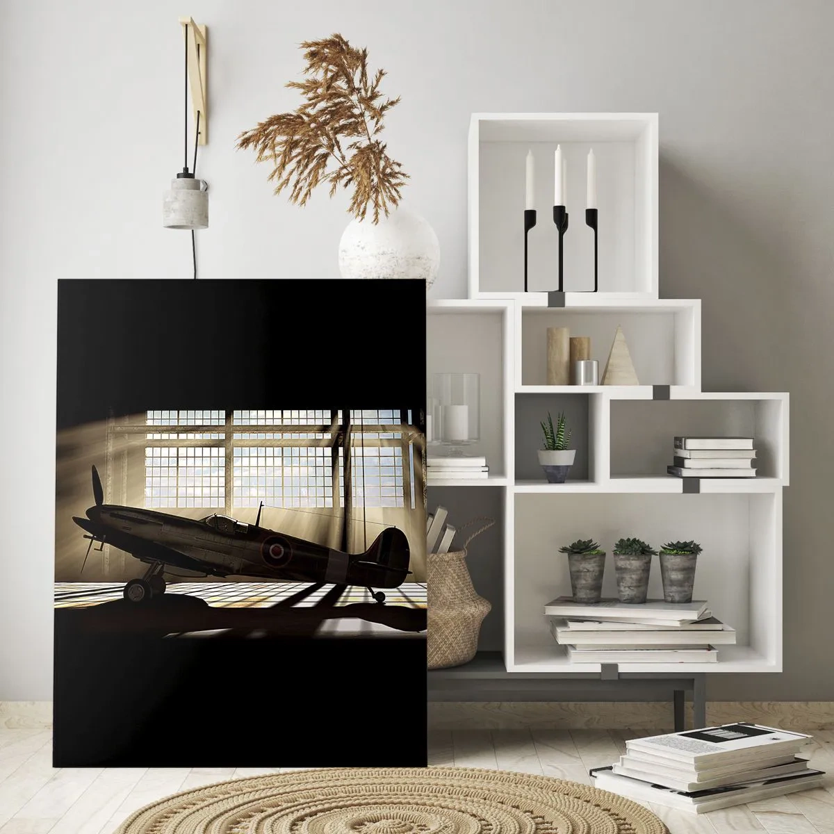 Obraz na skle - Odpočinok bojovníka - 50x70 cm