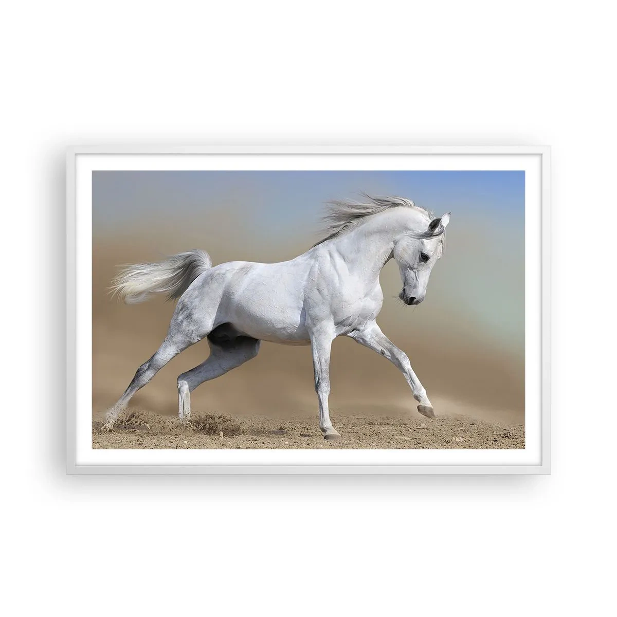 Plagát v bielom ráme - Najkrajšia arabská rozprávka - 91x61 cm