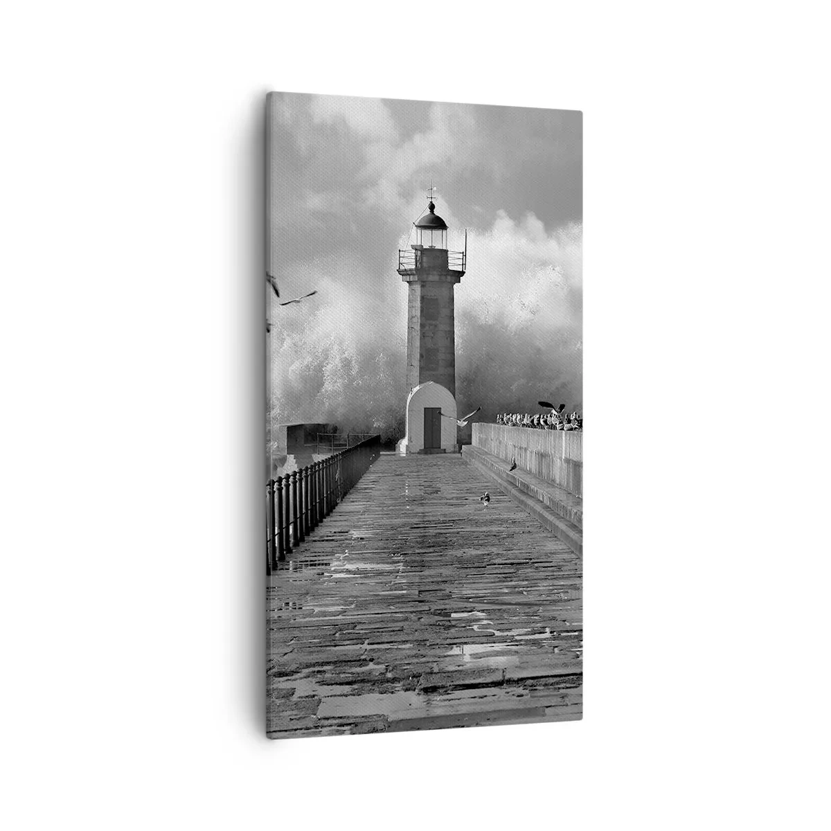 Obraz na plátne - Nebojácna - 55x100 cm