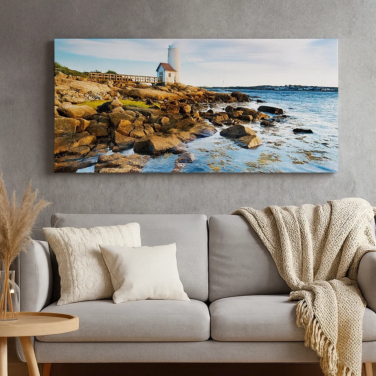 Obraz na plátne - Vráťte sa šťastne, čakám - 30x30 cm